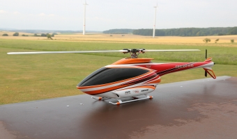 MERAK PMI 夹心复合材料F3C机壳（红橙）