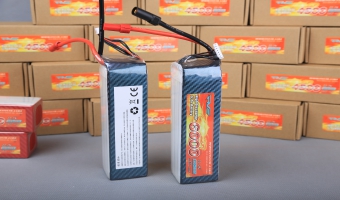 威翼RVE 22.2V 6000MAH 50C 高性能锂电池 MK20002