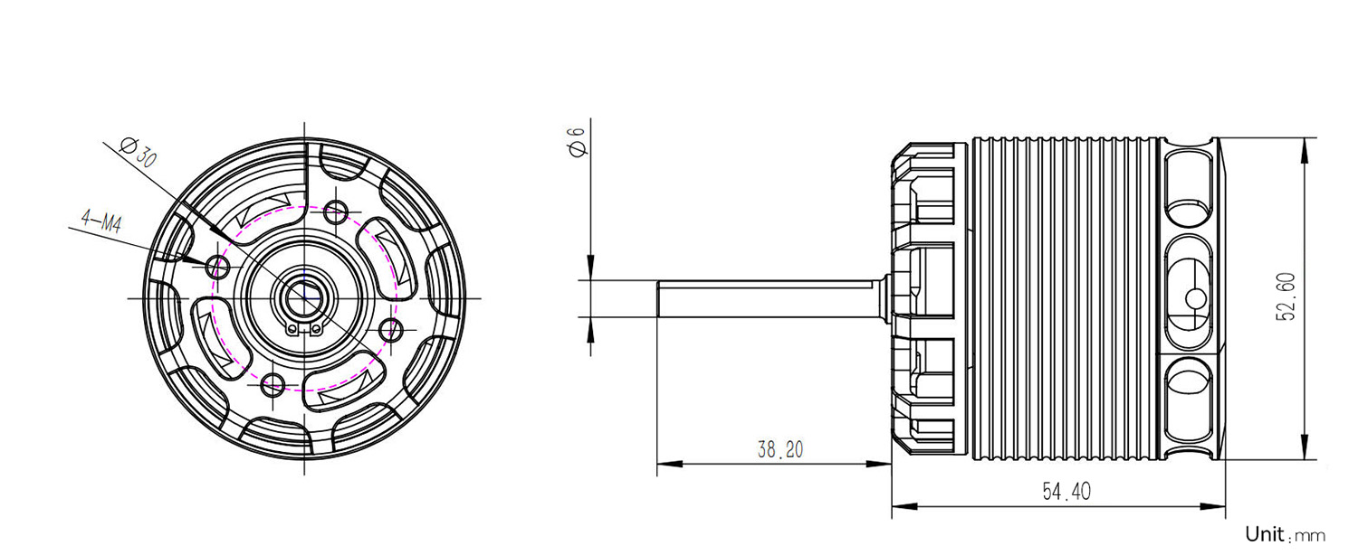 RVE NEBULA 星云4225 510KV 无刷马达(图7)